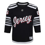 Jack Hughes New Jersey Devils Youth Alternate Replica Player Jersey - Black/Red