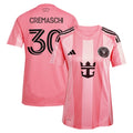 Benjamin Cremaschi Inter Miami CF adidas Women's 2025 Euforia Replica Player Jersey - Light Pink