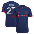 Robert Beric Chicago Fire adidas 2021 Primary Authentic Jersey - Navy