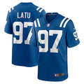Laiatu Latu Indianapolis Colts Nike 2024 NFL Draft First Round Pick Player Game Jersey - Royal