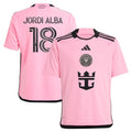 Jordi Alba Ramos Inter Miami CF adidas Youth 2024 2getherness Replica Player Jersey - Pink