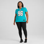 Brandon Pili Miami Dolphins Nike Women's  Game Jersey -  Aqua