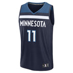 Naz Reid Minnesota Timberwolves  Fast Break Replica Player Jersey - Icon Edition - Navy