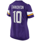 Fran Tarkenton Minnesota Vikings Nike Women's Game Retired Player Jersey - Purple