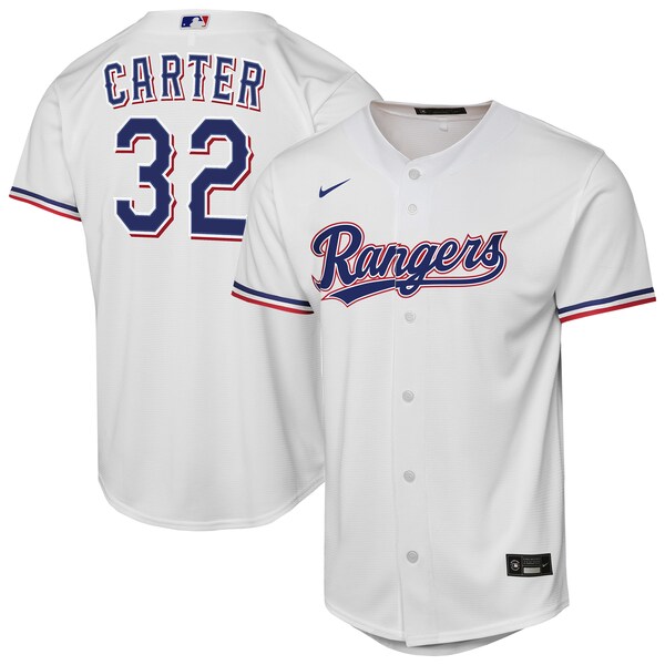Evan Carter Texas Rangers Nike Youth Home Replica Player Jersey - White