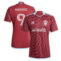 Rafael Navarro Colorado Rapids adidas 2024 One Flag Kit Replica Player Jersey - Burgundy