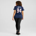 Armon Watts New England Patriots Nike Women's  Game Jersey -  Navy