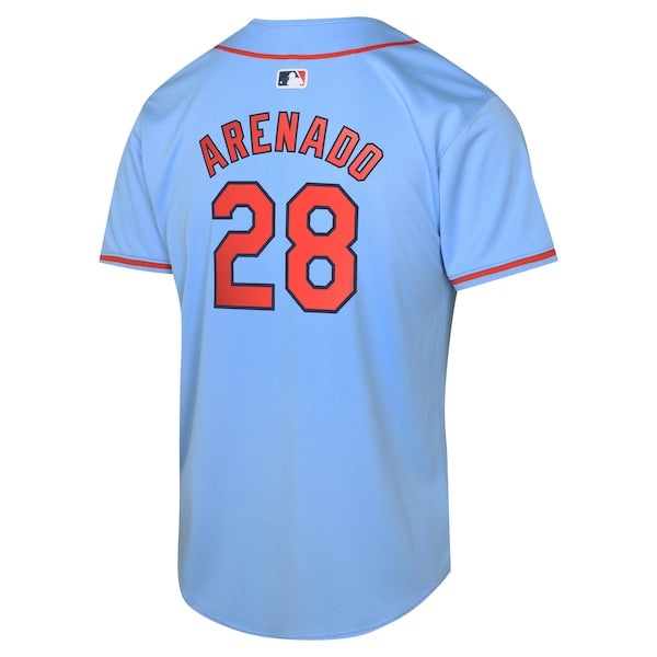 Nolan Arenado St. Louis Cardinals Nike Youth Alternate Limited Player Jersey – Light Blue
