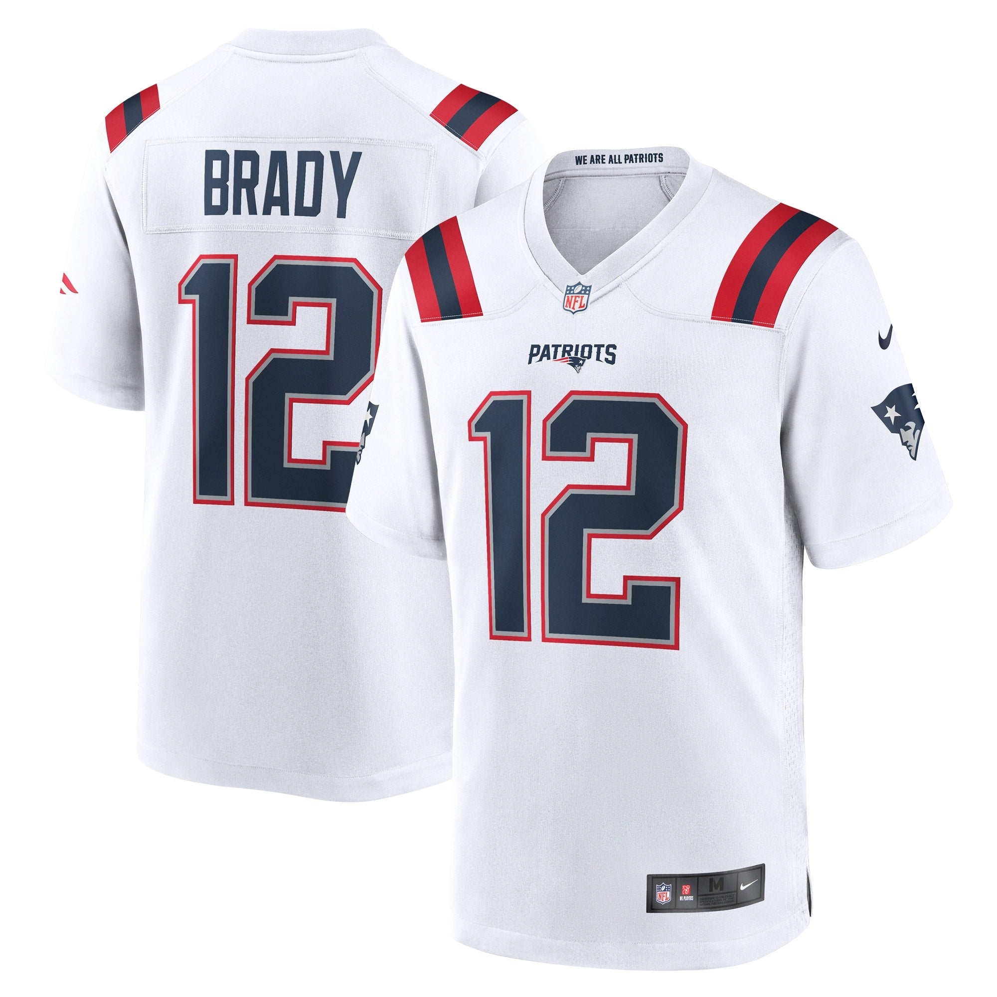 Tom Brady New England Patriots Nike Game Retired Player Jersey - Navy/White/Red