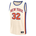 Karl-Anthony Towns New York Knicks  2025/26 City Edition Fast Break Jersey - Cream