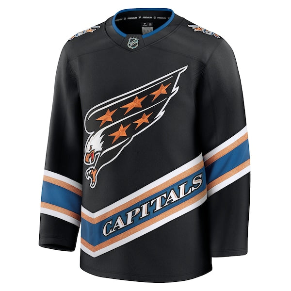 Washington Capitals  Alternate 50th Anniversary Premium Jersey - Black/Red/White