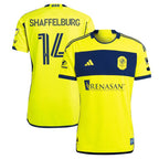 Jacob Shaffelburg Nashville SC adidas 2024 The 615 Kit Authentic Player Jersey - Yellow