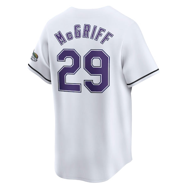 Fred McGriff Tampa Bay Rays Nike Throwback Cooperstown Limited Jersey - White