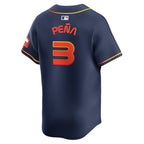 Jeremy Peña Houston Astros Nike City Connect Limited Player Jersey - Navy