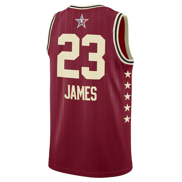 LeBron James Jordan Brand Unisex 2024 NBA All-Star Game Swingman Jersey - Crimson