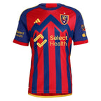 Justen Glad Real Salt Lake adidas 2024 Peak Utah Authentic Player Jersey - Red