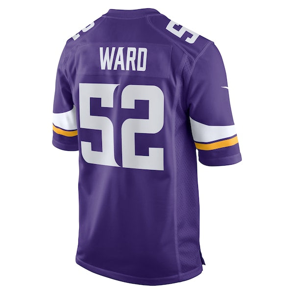 Jihad Ward Minnesota Vikings Nike Team Game Jersey -  Purple