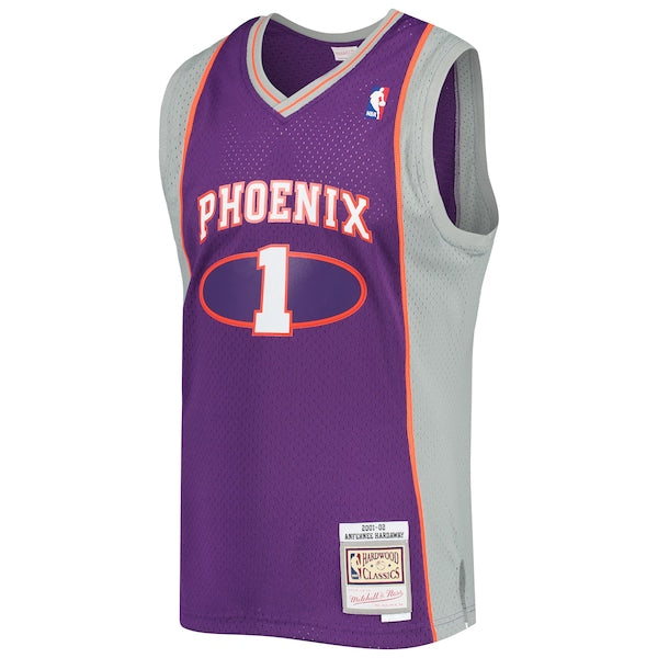 Penny Hardaway Phoenix Suns 2001/02 Hardwood Classics Swingman Jersey - Purple/White