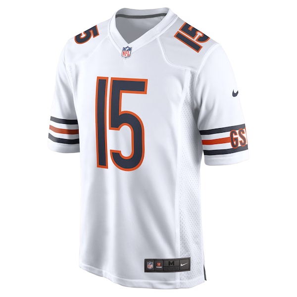 Rome Odunze Chicago Bears Nike Game Jersey -  White/Orange