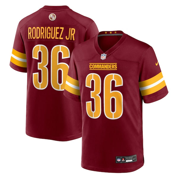 Chris Rodriguez Jr. Washington Commanders Nike Team Game Jersey -  Burgundy