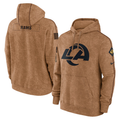 Los Angeles Rams Men's Nike Brown 2023 Salute To Service Club Pullover Hoodie