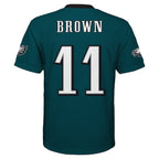 A.J. Brown Philadelphia Eagles Youth Replica Player Jersey - Midnight Green