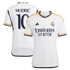 Luka Modric Los Merengues adidas 2023/24 Home Replica Jersey - White/Navy
