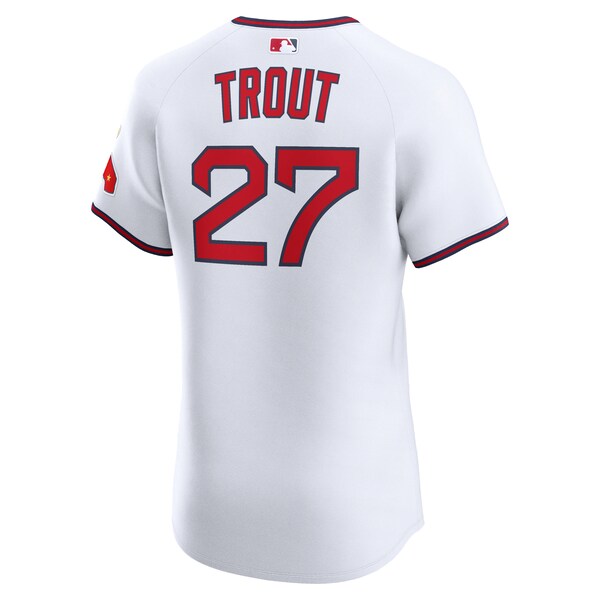 Mike Trout Los Angeles Angels Nike Alternate 2 Elite Jersey - White