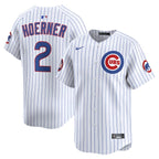 Nico Hoerner Chicago Cubs Nike 2025 MLB World Tour: Tokyo Series Home Limited Player Jersey - White