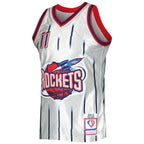 Yao Ming Houston Rockets 2002/03 Hardwood Classics 75th Anniversary Swingman Jersey - Platinum