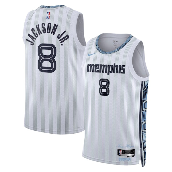 Jaren Jackson Jr. Memphis Grizzlies Nike Unisex 2025/26 Swingman Jersey - White - City Edition