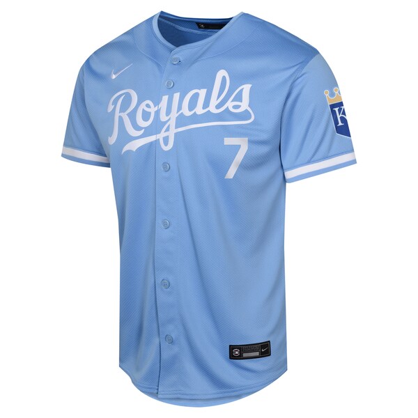Bobby Witt Kansas City Royals Nike Youth Alternate Limited Player Jersey – Light Blue