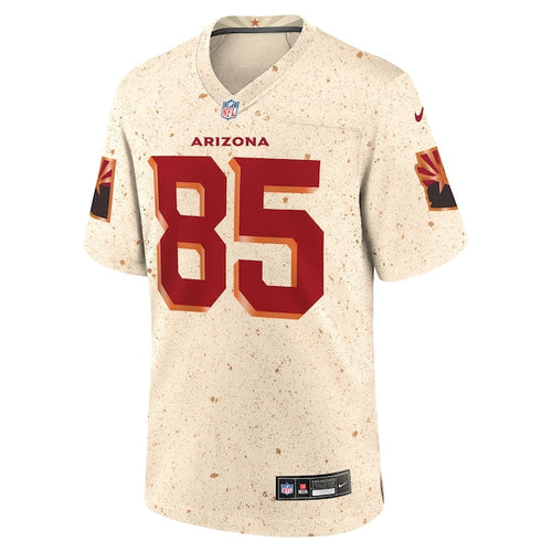 Trey McBride Arizona Cardinals Nike 2025 Rivalries Collection Game Jersey - Natural