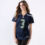 Russell Wilson Seattle Seahawks Nike Women's Game Player Jersey - College Navy/Neon Green
