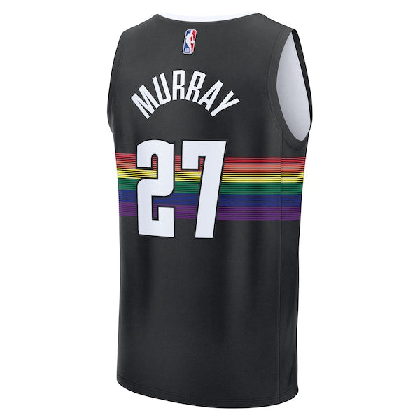 Jamal Murray Denver Nuggets  2025/26 City Edition Fast Break Jersey - Black
