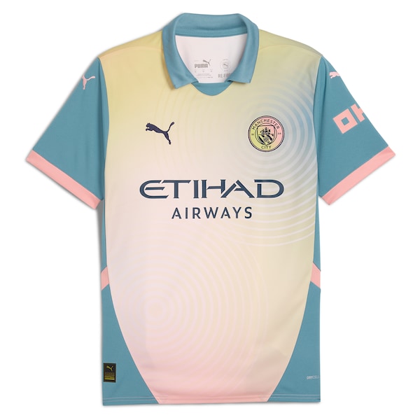 Erling Haaland Manchester City Puma 2024/25 Fourth Replica Player Jersey - Blue/Navy