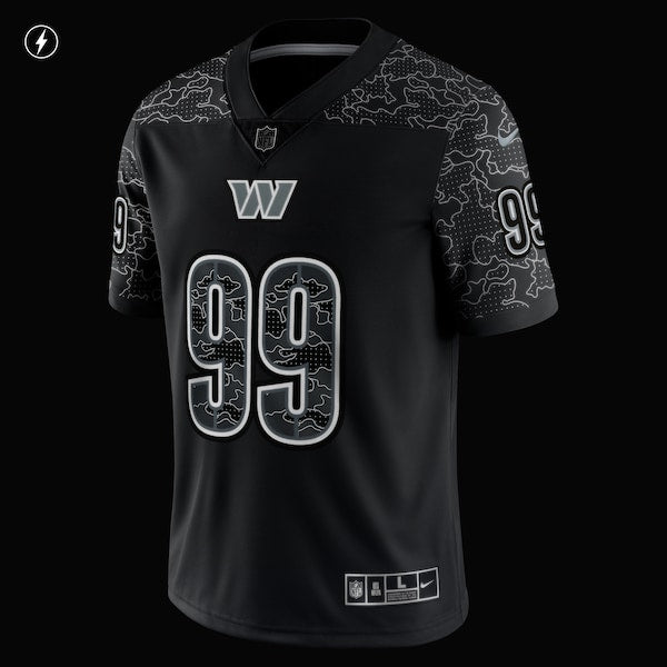 Chase Young Washington Commanders Nike RFLCTV Limited Jersey - Black