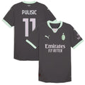 Christian Pulisic AC Milan Puma 2024/25 Third Authentic Player Jersey - Charcoal