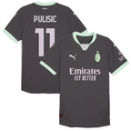Christian Pulisic AC Milan Puma 2024/25 Third Authentic Player Jersey - Charcoal
