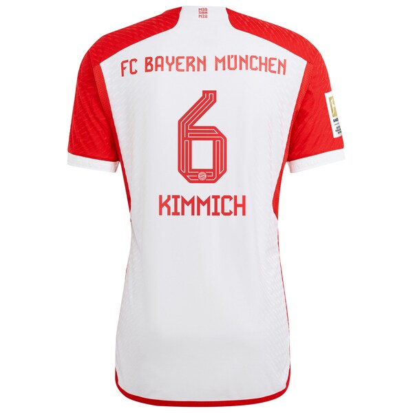 Joshua Kimmich Bayern Munich adidas 2023/24 Home Authentic Jersey - White/Black