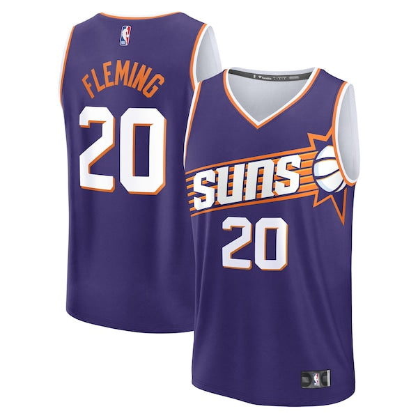 Rasheer Fleming Phoenix Suns  Fast Break Replica Jersey - Purple - Icon Edition