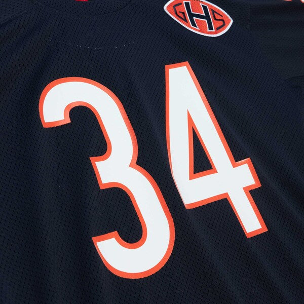 Walter Payton Chicago Bears 1983 Authentic Throwback Retired Player Jersey - Navy/White