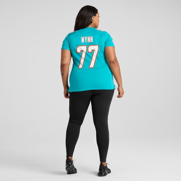 Isaiah Wynn Miami Dolphins Nike Women's  Game Jersey -  Aqua