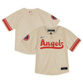 Los Angeles Angels Nike Toddler City Connect Team Limited Jersey - Natural