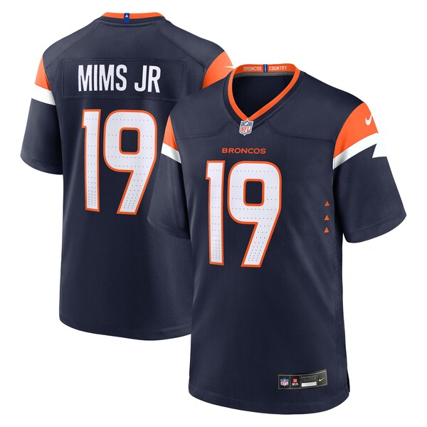 Marvin Mims Jr Denver Broncos Nike Alternate Game Jersey -  Navy/White/Orange