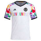 Philadelphia Union adidas 2024 Pride Pre-Match Top - White