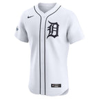 Detroit Tigers Nike Home Elite Pick-A-Player Retired Roster Patch Jersey - White