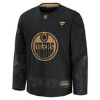 Edmonton Oilers  2024 Military Appreciation Practice Jersey - Black