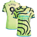 Gabriel Jesus Arsenal adidas 2023/24 Away Replica Player Jersey - Yellow/Green