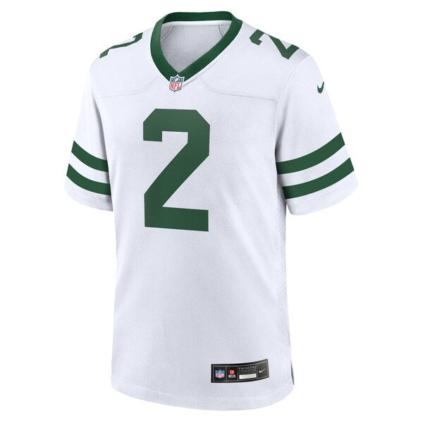 Zach Wilson New York Jets Nike Alternate Game Jersey - Spotlight White/Black/Green